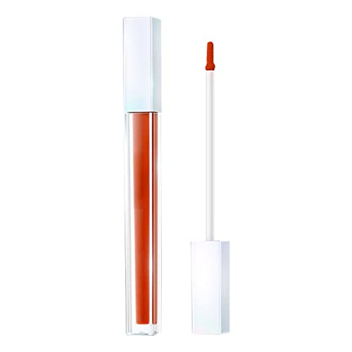 Xiahium Прозрачен молив за устни, копринено Мека глазура за устни, червило, хидратиращи и антипригарная чаша, която лесно выцветать 6 Различни цвята за избор, 3 мл, Рядка
