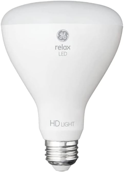 Led лампа GE Релакс с мощност 65 W, с регулируема яркост Мек бял цвят, Br30, живот регулируема прожекторной лампа 3 пъти (12 бр)