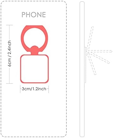 Черно Включете Зарядно Кабел Модел На Квадратен Пръстен За Мобилен Телефон Поставка Притежателя Скоба Универсална Подкрепа За Подарък