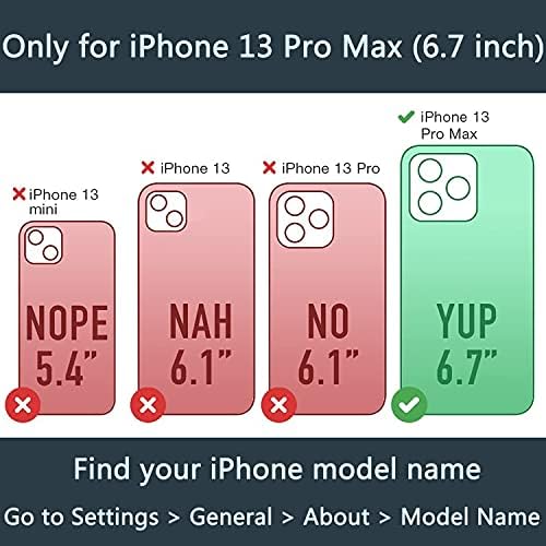 Чанта-портфейл LAMEEKU, Съвместим с iPhone 13 Pro Max 6,7 , Кожена чанта за носене през рамо с отделения за карти, Поставка за телефон с [RFID заключване] джоб за Apple iPhone 13 Pro Max за жен?