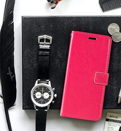 Чанта-портфейл за iPhone 5C, Магнитен Флип калъф Премиум-клас Изкуствена кожа с Държач за карти и стойка за iPhone 5C
