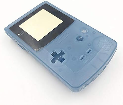 Корпус Калъф Пластмасов капак на корпуса с Бутони Винтове за Nintendo Gameboy Цветна Подмяна на корпуса на конзолата GBC (Свети синьо)