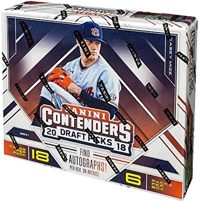 Избор на драфте Панини Contenders 2018 Г. За студентски Бейзболен хоби 12-Box Case