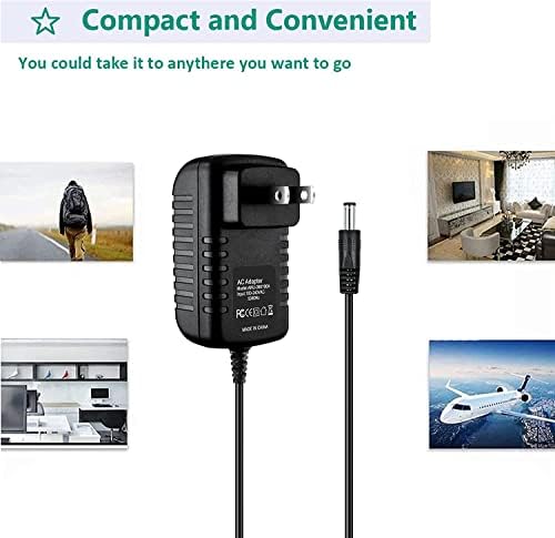 Адаптер Гай-Tech 5 v ac/dc, който е съвместим с кабелна безжична IP камера Foscam/VideoSecu IPP105B/за видеонаблюдение, подходящи за FI9821W FI8910W FI8916W (Saw-0502000)