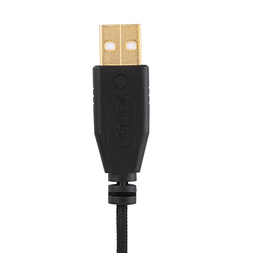 подмяна на кабел геймърска мишка USB 2,2 м /7,22 крачета за мишка Razer Naga на 2014 г., черен
