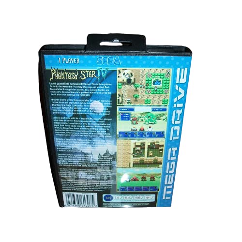 Калъф Aditi Фантазия Star 4 EU с кутия и ръководството За игралната конзола Sega Megadrive Genesis 16 бита MD Card (Японски калъф)