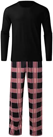 Панталони Мъжки Памучни Мъжки Four Seasons Модни За Почивка Меки и Удобни Домашни Обикновен Мъжки Пижами
