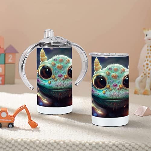 Чаша за Sippy с Лягушачьим Дизайн - Art Baby Sippy Cup - Чаша За Sippy С крастава жаба