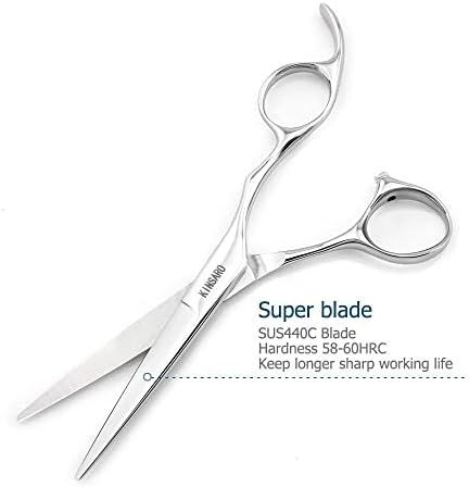 5,5-Инчови Ножица За Подстригване на коса и 5,75-Цолови Ножица За Изтъняване на Коса, Фризьорски ножици, Ножици за коса Kinsaro