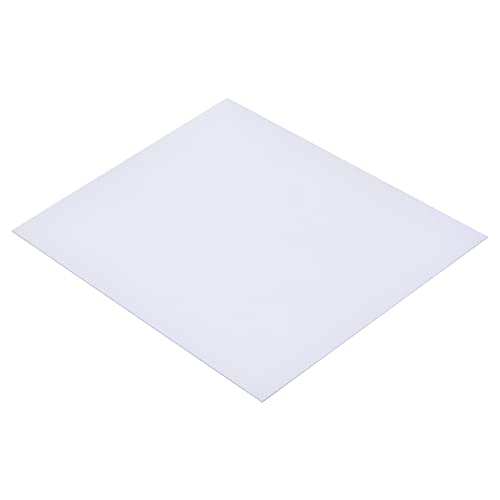 MECCANIXITY Бял лист ABS-пластмаса 10x8x0,06 инча за Сглобяване на Модели, занаяти собствените си ръце, Панел, опаковки от 4