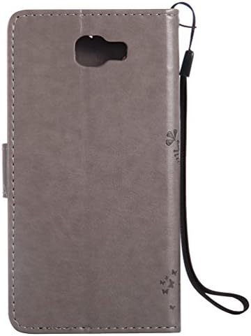 EMAXELER Samsung Galaxy J5 Prime Cover Case Стилна Поставка с Бриллиантовым Релефни, Слот За Кредитни карти, джоб за Пари, една Чанта-Портфейл от Изкуствена Кожа с Панти капак за Samsung J5 Prime, Дърво на Желанията,